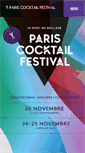 Mobile Screenshot of paris-cocktail-festival.com